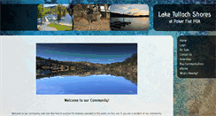 Desktop Screenshot of laketullochshores.com